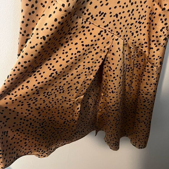 NWT Silk Cheetah Print Midi Skirt - Picture 7 of 8